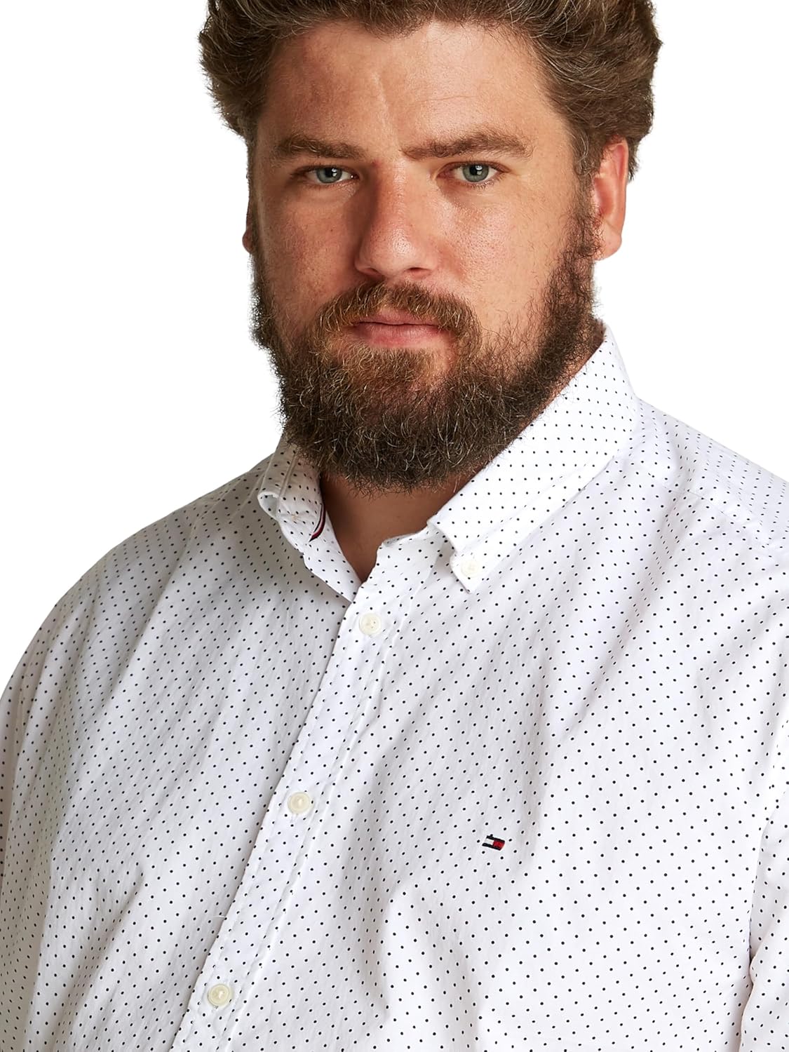 Thumbnail 2 de Tommy Hilfiger Men’s Poplin Polka Dot Cotton Shirt