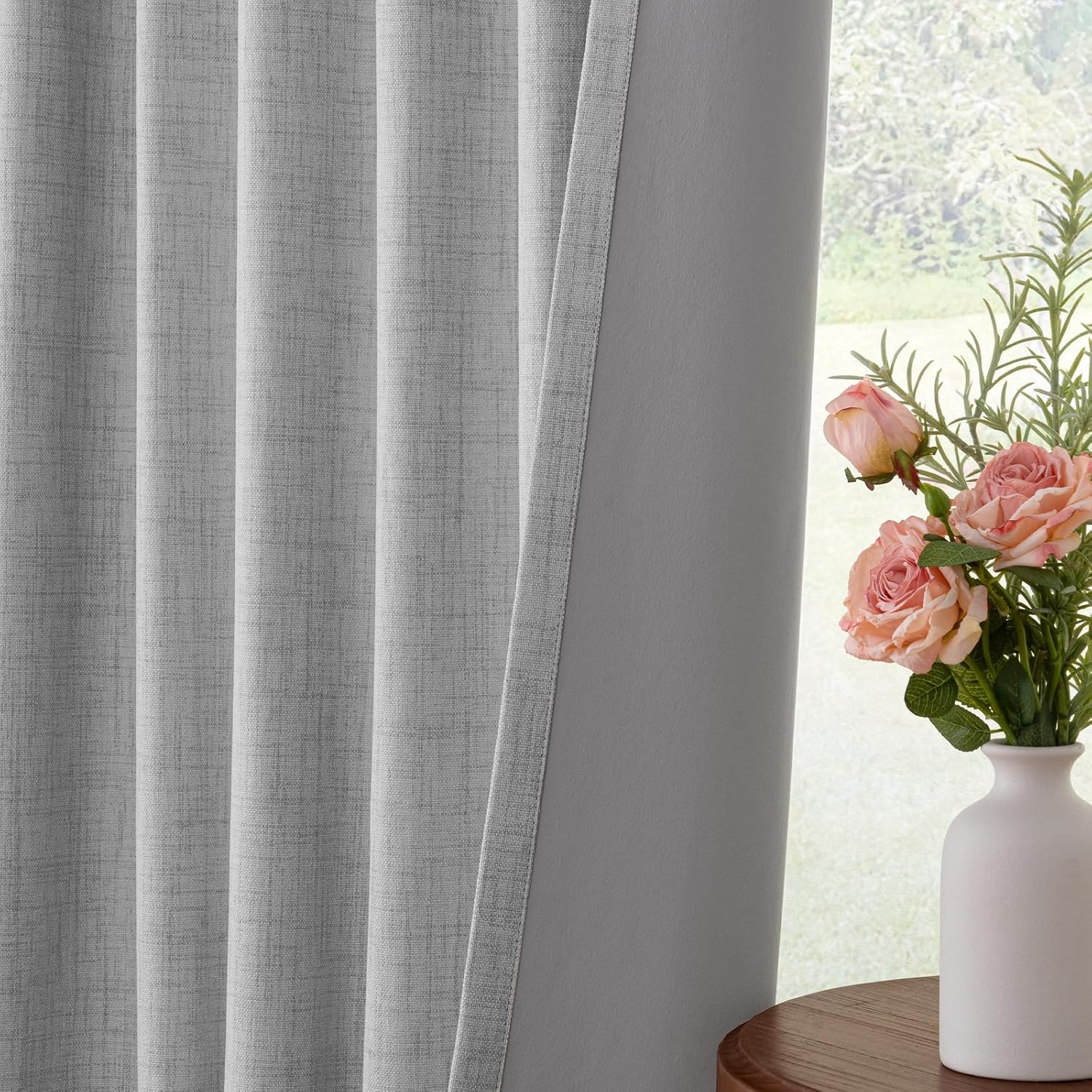 Detalle 2 de INOVADAY Blackout Curtains, 120 Inches Long