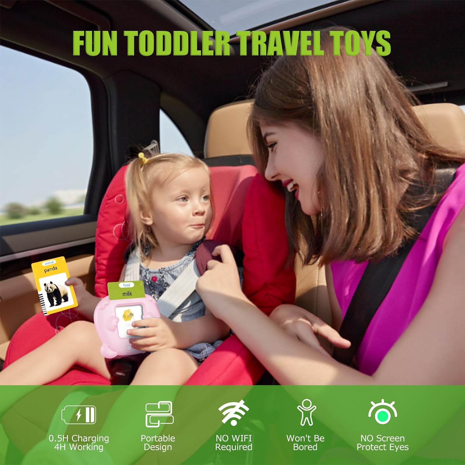 Thumbnail 4 de Talking Flash Cards Toddler Toys 224 words