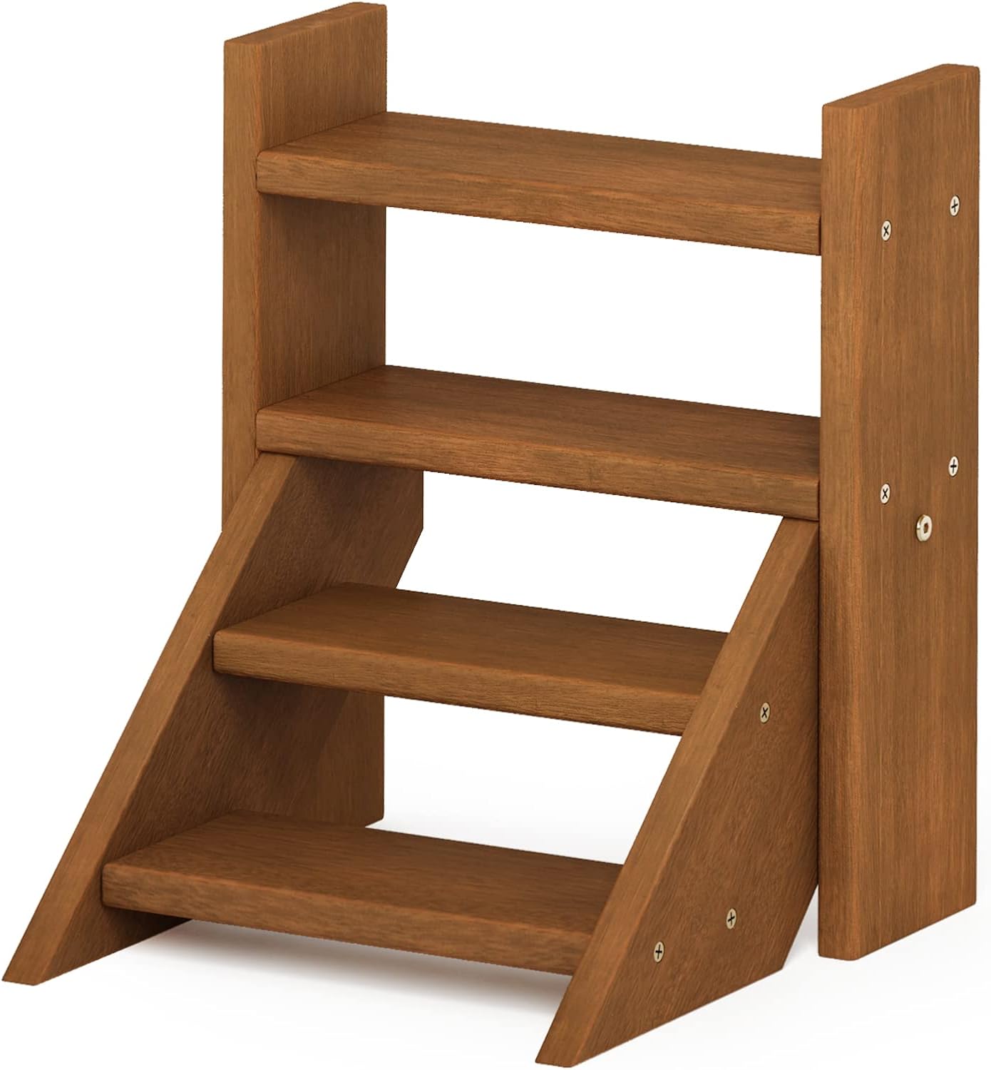 Detalle de Furinno Tioman – Scaletta per piante in legno massiccio