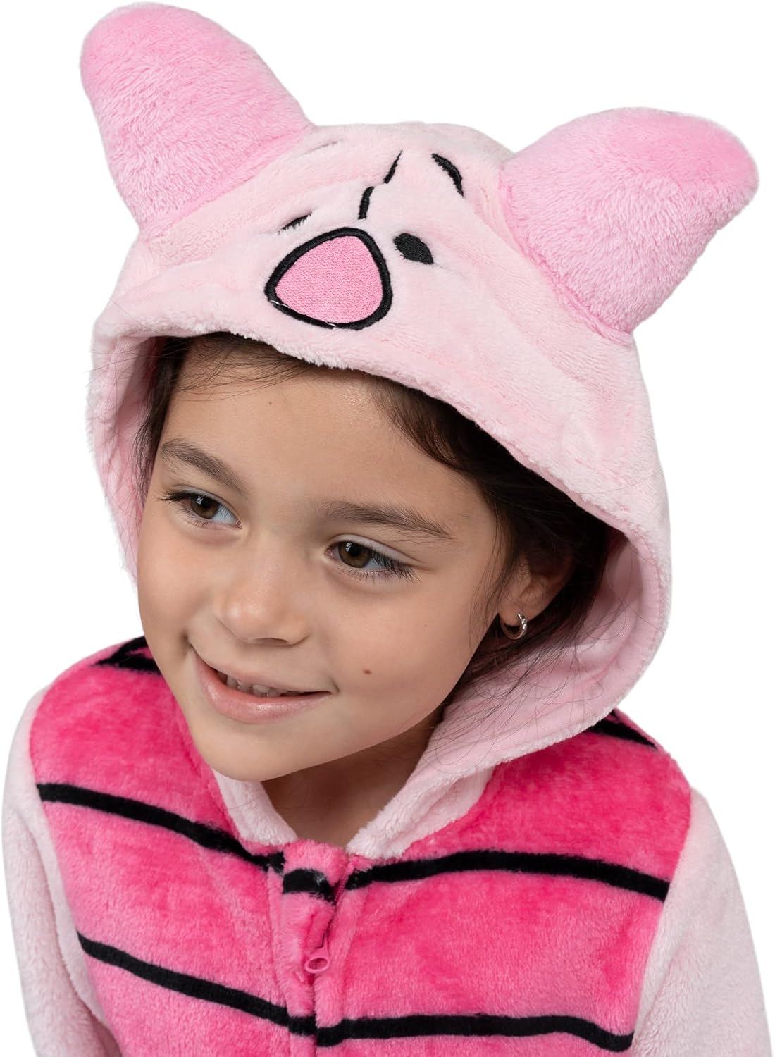 Detalle de Disney 8N5634PH Winnie the Pooh Fleece Hooded Coverall with Full-Zip Design