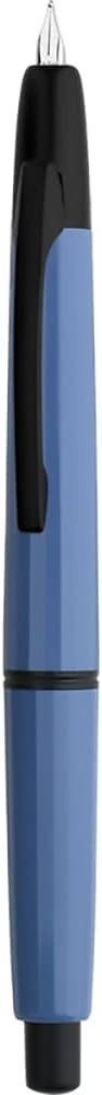 Detalle 2 de Erofa Majohn A2 Press Fountain Pen Extra Fine (0.4mm) with Converter, Yellow Resin Barrel – Black Clip Version