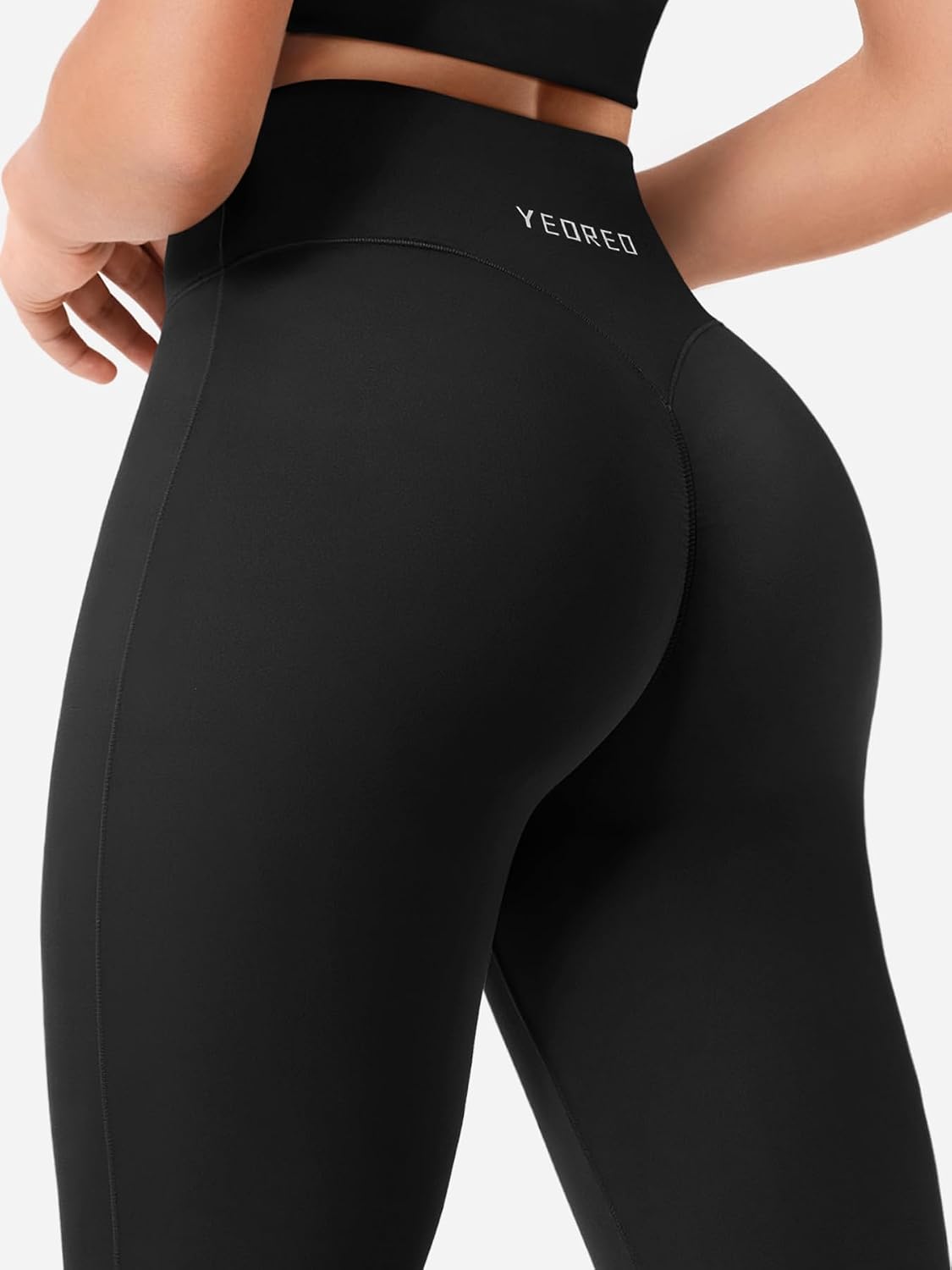 Detalle 2 de YEOREO Damen Flare Leggings 30 Zoll