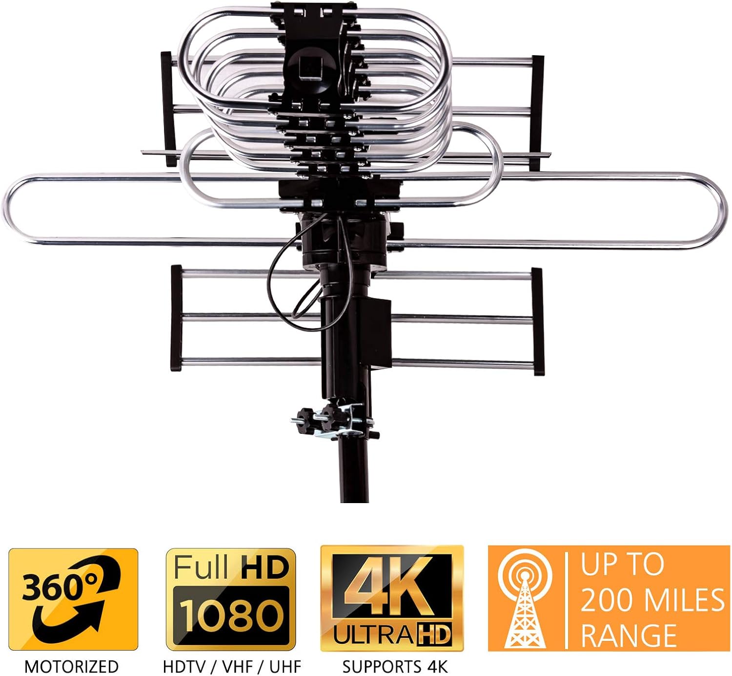 Detalle 2 de Five Star Outdoor HDTV Antenna 200-mile