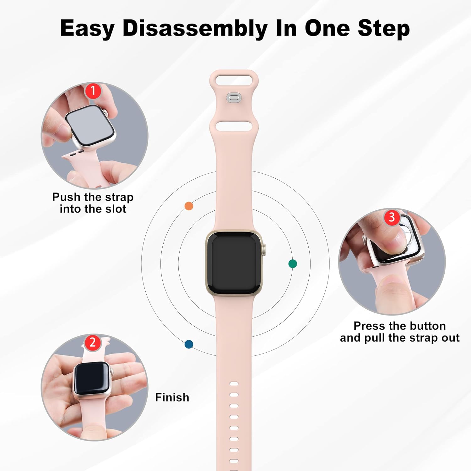 Thumbnail 6 de Higgs 6 Pack Sport Straps for Apple Watch