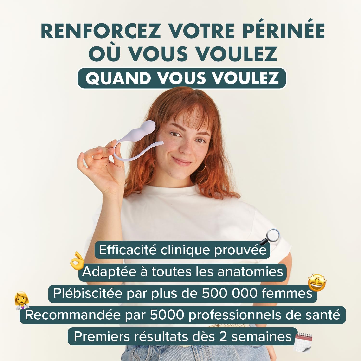 Thumbnail 4 de Perifit Care+ sonde de rééducation périnéale pour femme ⛑