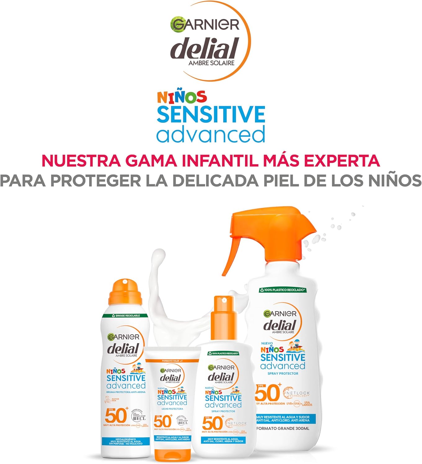 Thumbnail 6 de Garnier Delial Pistola Solar FPS50+ Para Niños, Resistente al Agua ☀