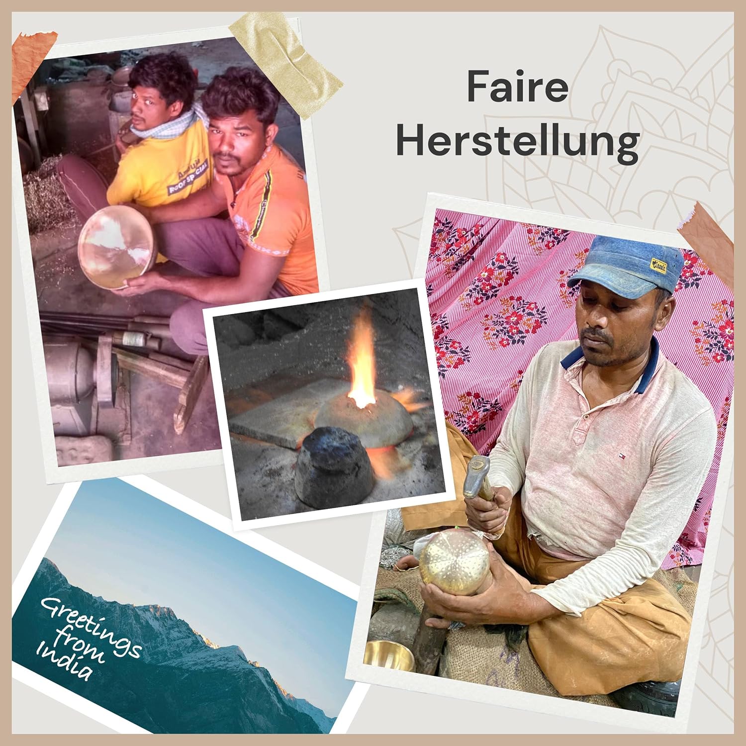 Thumbnail 4 de Tibetische Klangschale Set 8 cm für Yoga