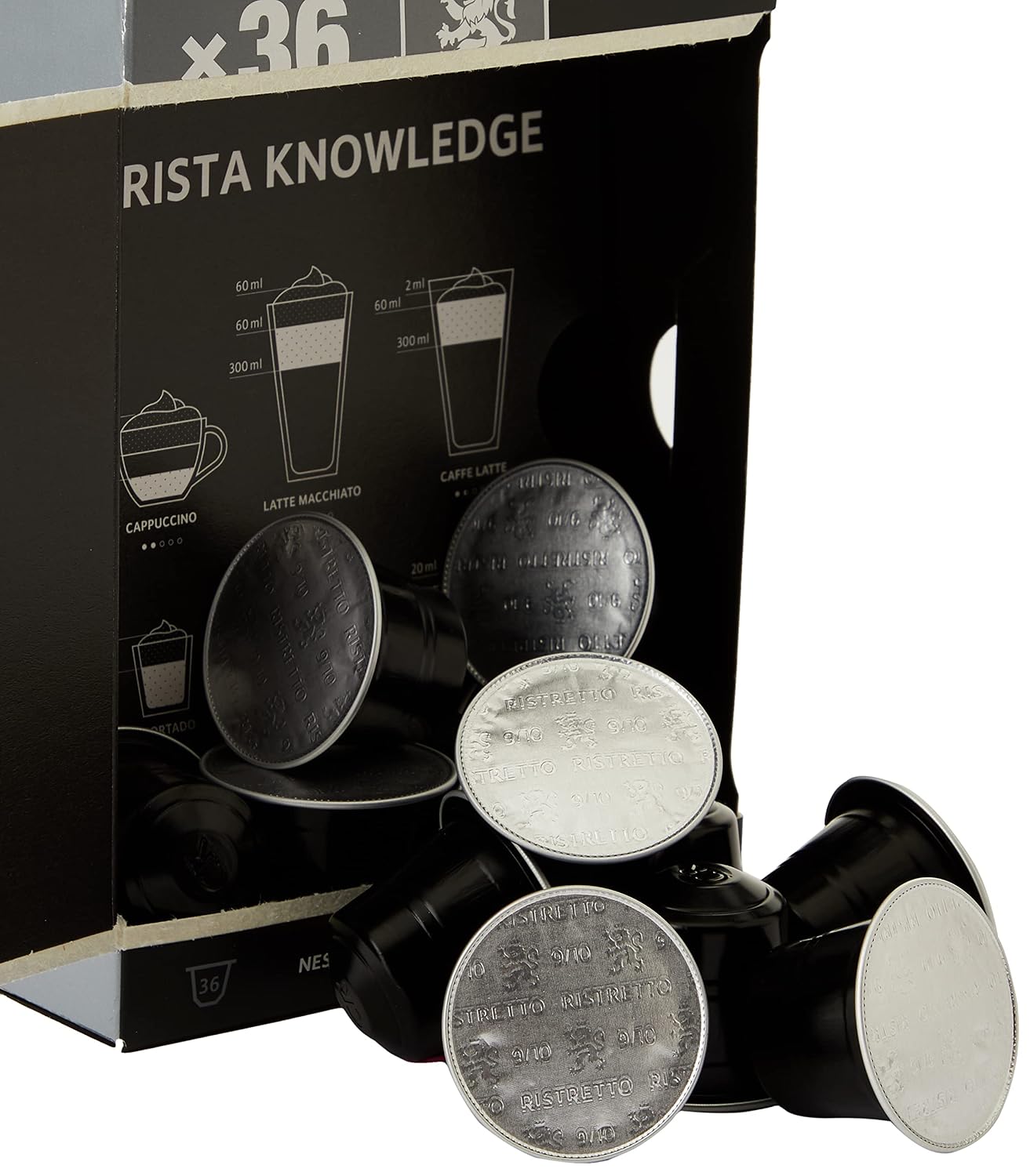 Thumbnail 1 de Café Royal Ristretto – Nespresso-kompatible Kaffeekapseln, 36 Stück, 100% Arabica, Intensität 11/12, Rainforest Alliance