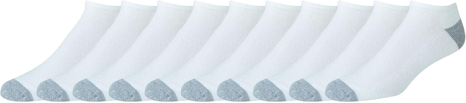 Thumbnail 1 de Amazon Essentials Men’s Performance Cotton Cushioned No-Show Sports Socks (10 Pairs)