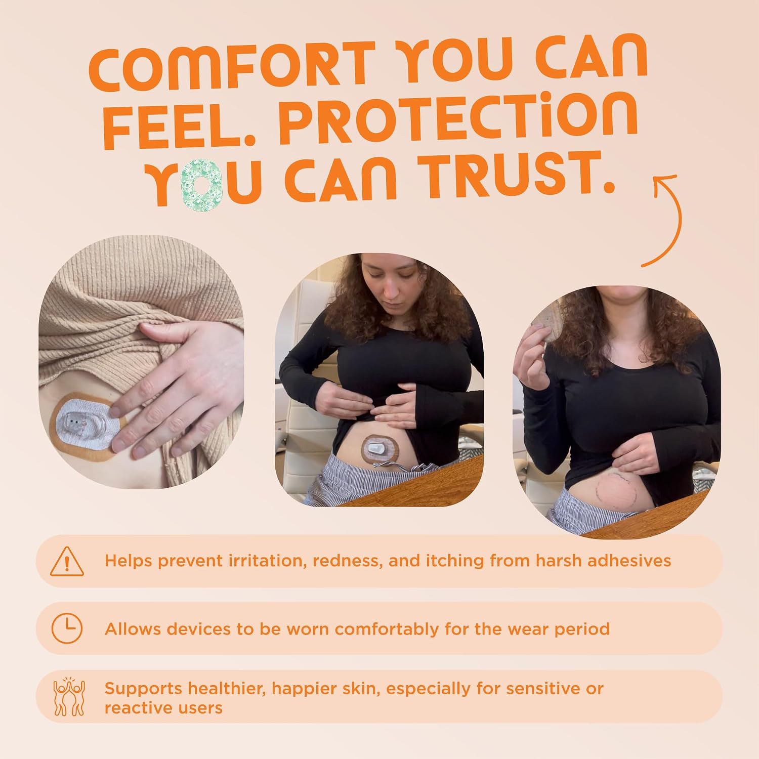 Thumbnail 6 de ExpressionMed Dexcom G7 UnderPatch CGM Sensor Patches, 10-Pack, Breathable