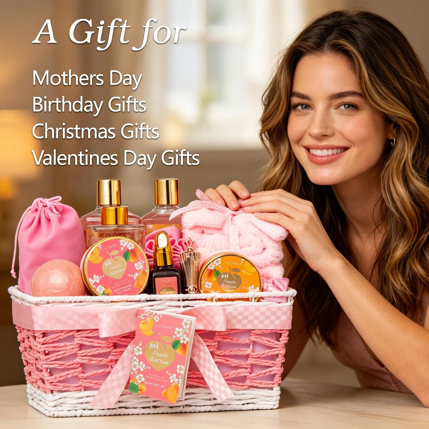 Thumbnail 1 de Gifts for Women: 23-Piece Spa Gift Basket for Mom