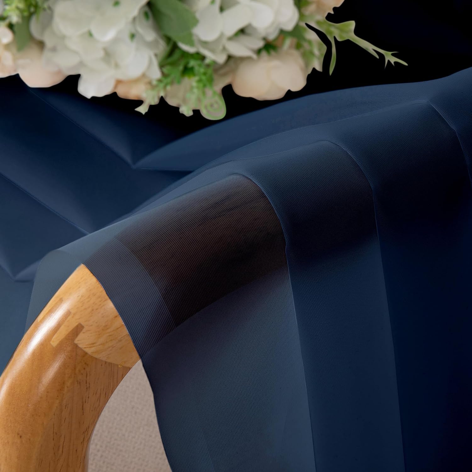 Detalle 2 de Lecloud Sheer Curtains 54 Inches