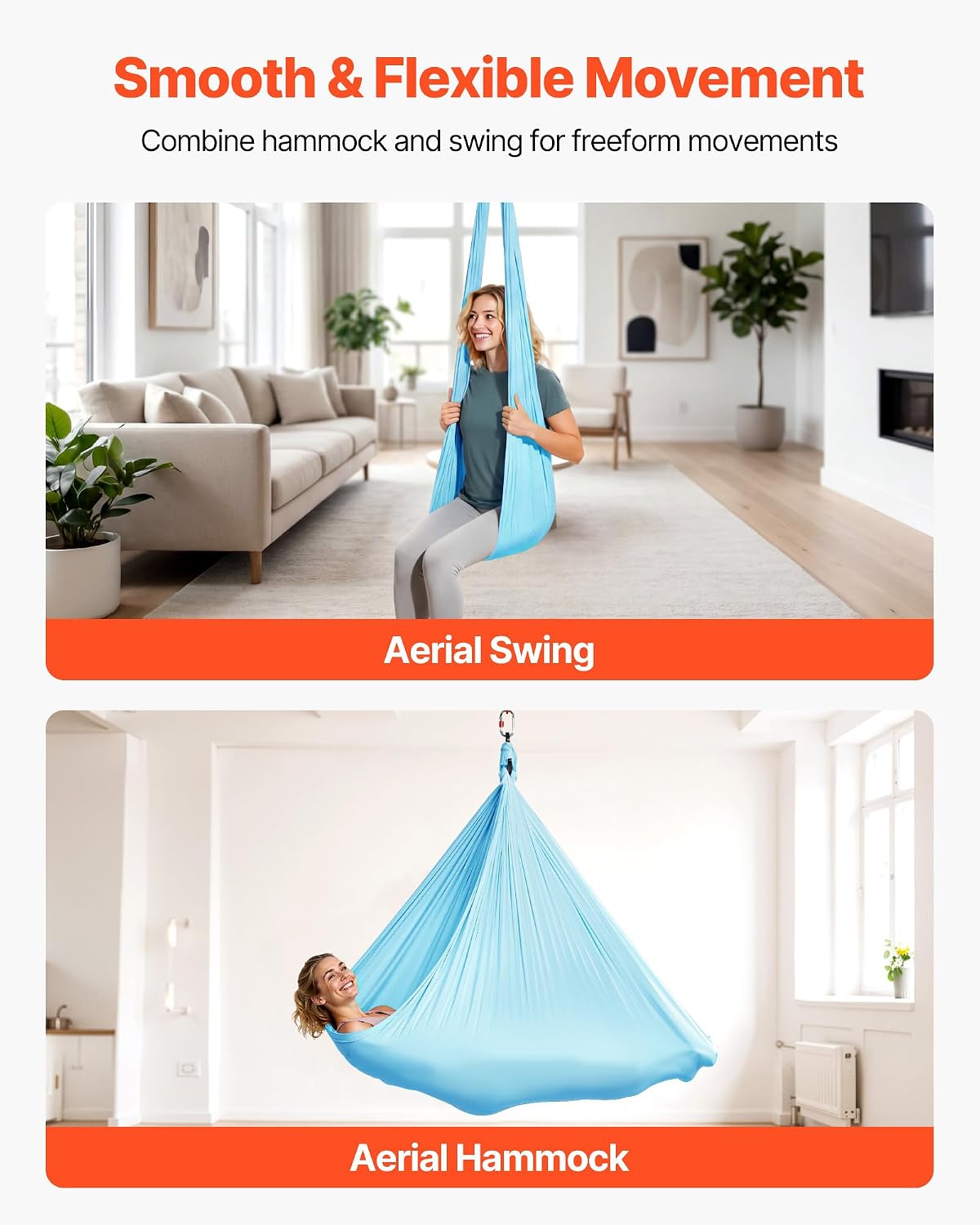 Detalle 2 de VEVOR Sensory Swing, 300 lb Capacity