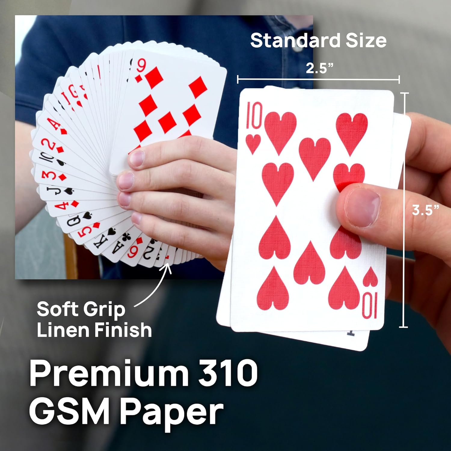 Thumbnail 2 de Regal Games 48-Deck Rockets Bulk Playing Cards (310 GSM Linen Finish)