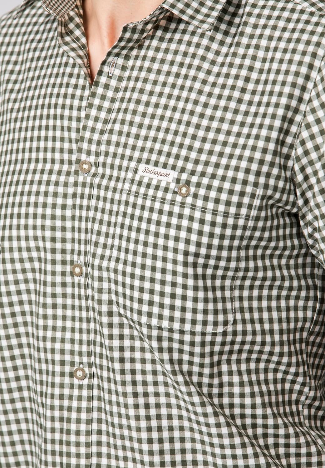 Detalle 2 de Stockerpoint Renko3: Chemise Trachten Homme à Carreaux