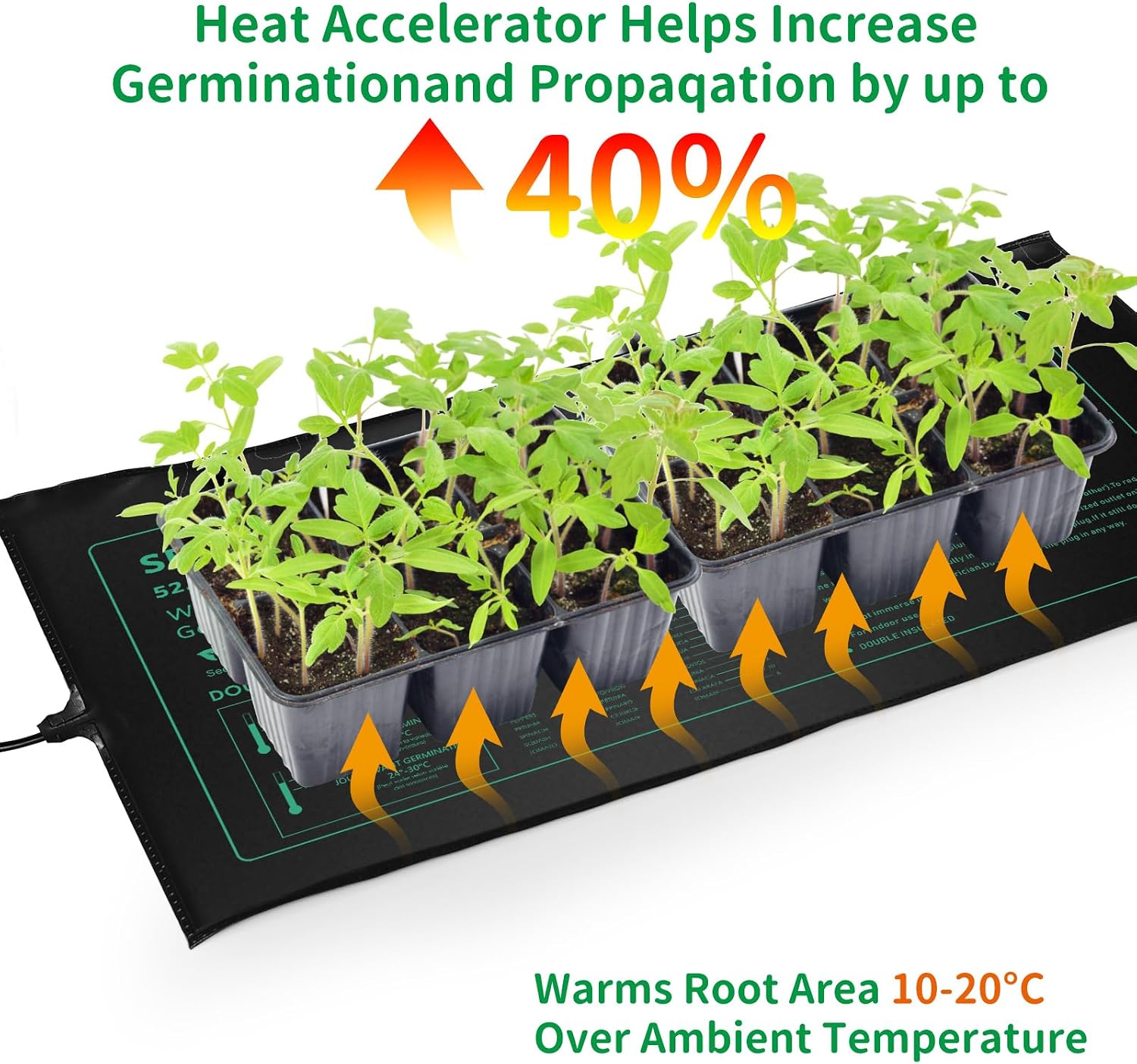 Thumbnail 5 de AUPETEK Plant Heat Mat 25x52cm