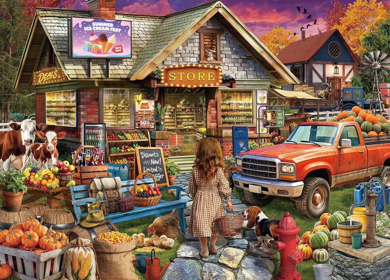 Detalle de Village Store Jigsaw Puzzles 1000