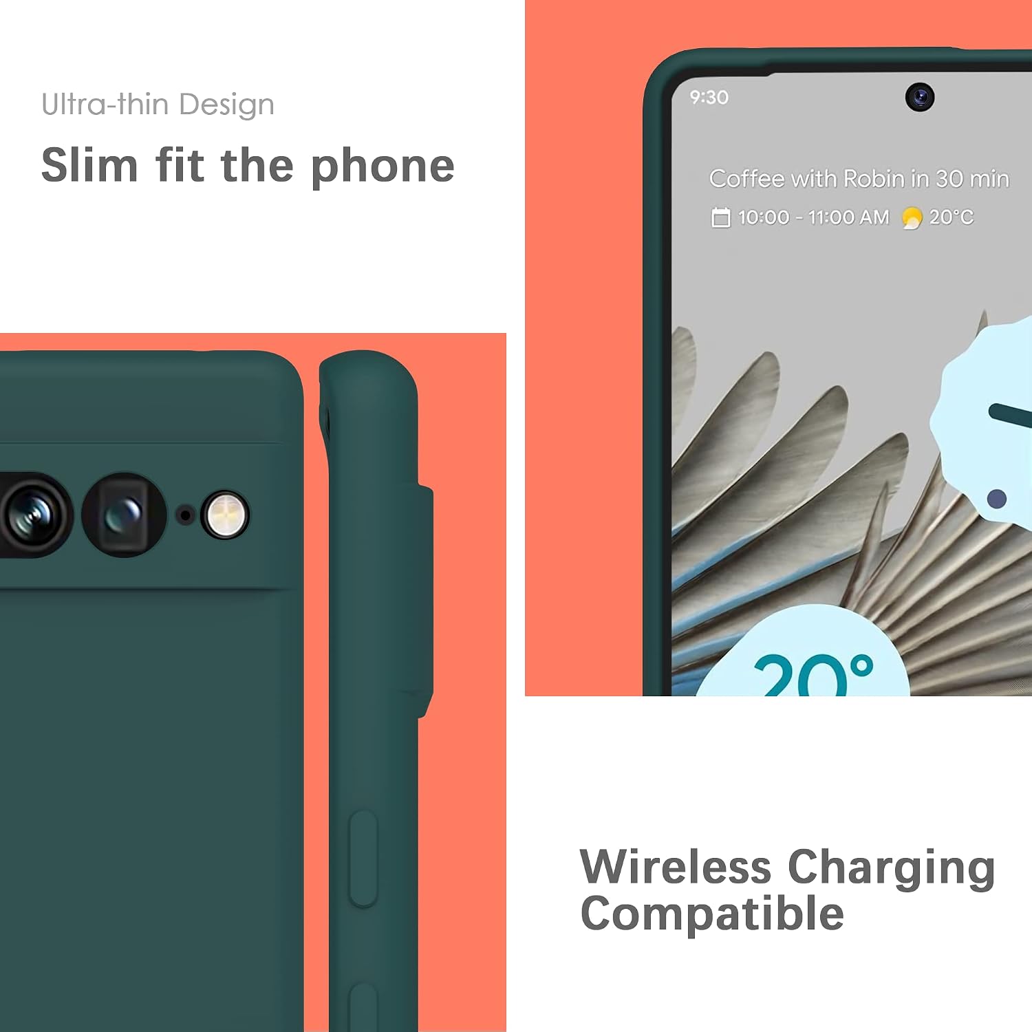Thumbnail 5 de YATWIN Silicone Case for Google Pixel 8 5G