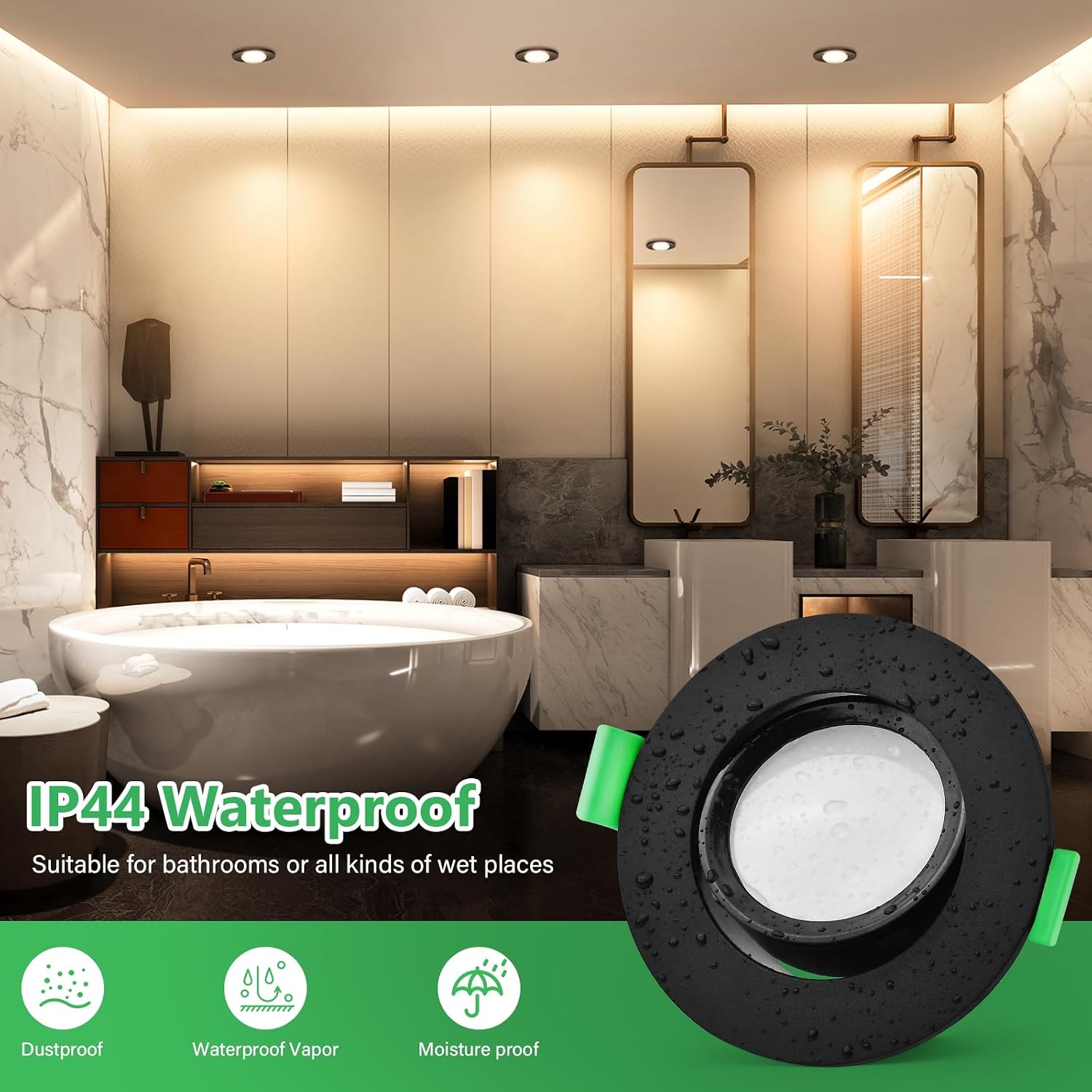 Detalle 2 de GeyouLux LED Einbaustrahler 5 W 600 lm 230V