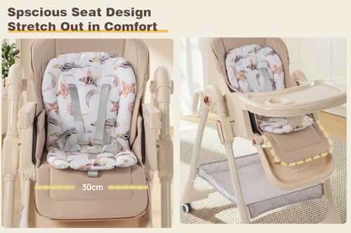 Detalle 2 de MoLi Chaise Haute X8122 Khaki ⚙