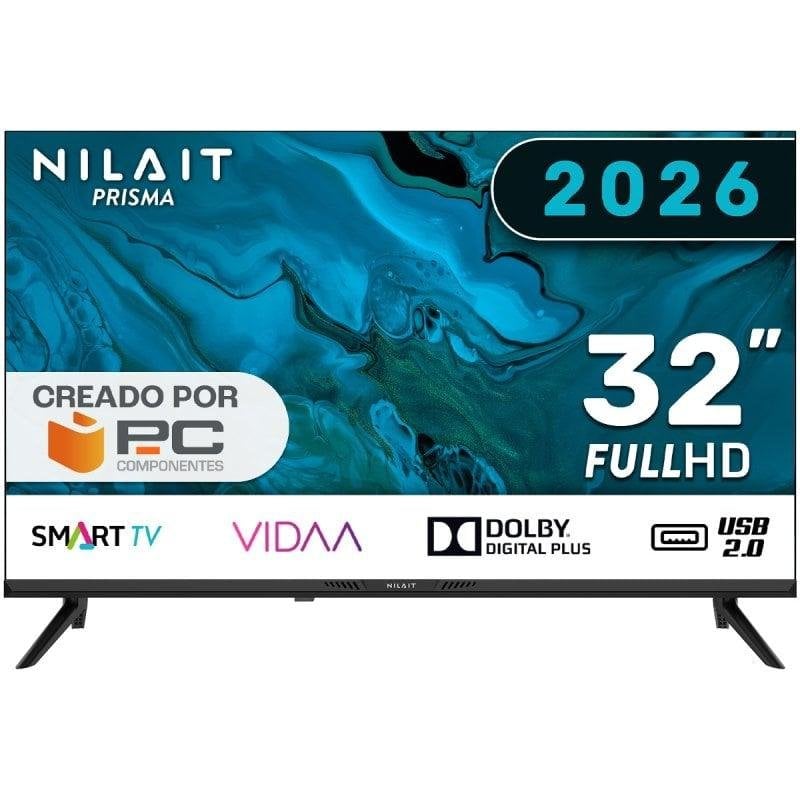 Detalle 2 de Nilait Prisma 32FD7004SVIOS 32" LED FHD con VIDAA+: Smart TV compacto para espacios pequeños