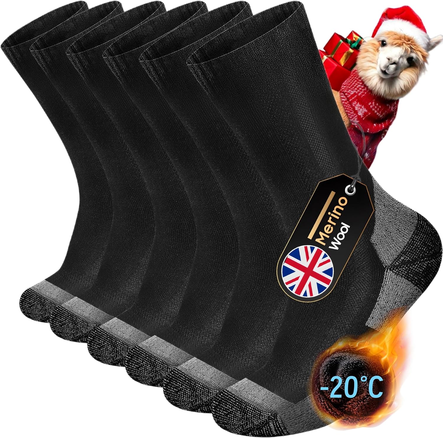 Thumbnail 3 de kaciixaa Merino Wool Socks 3 Pairs