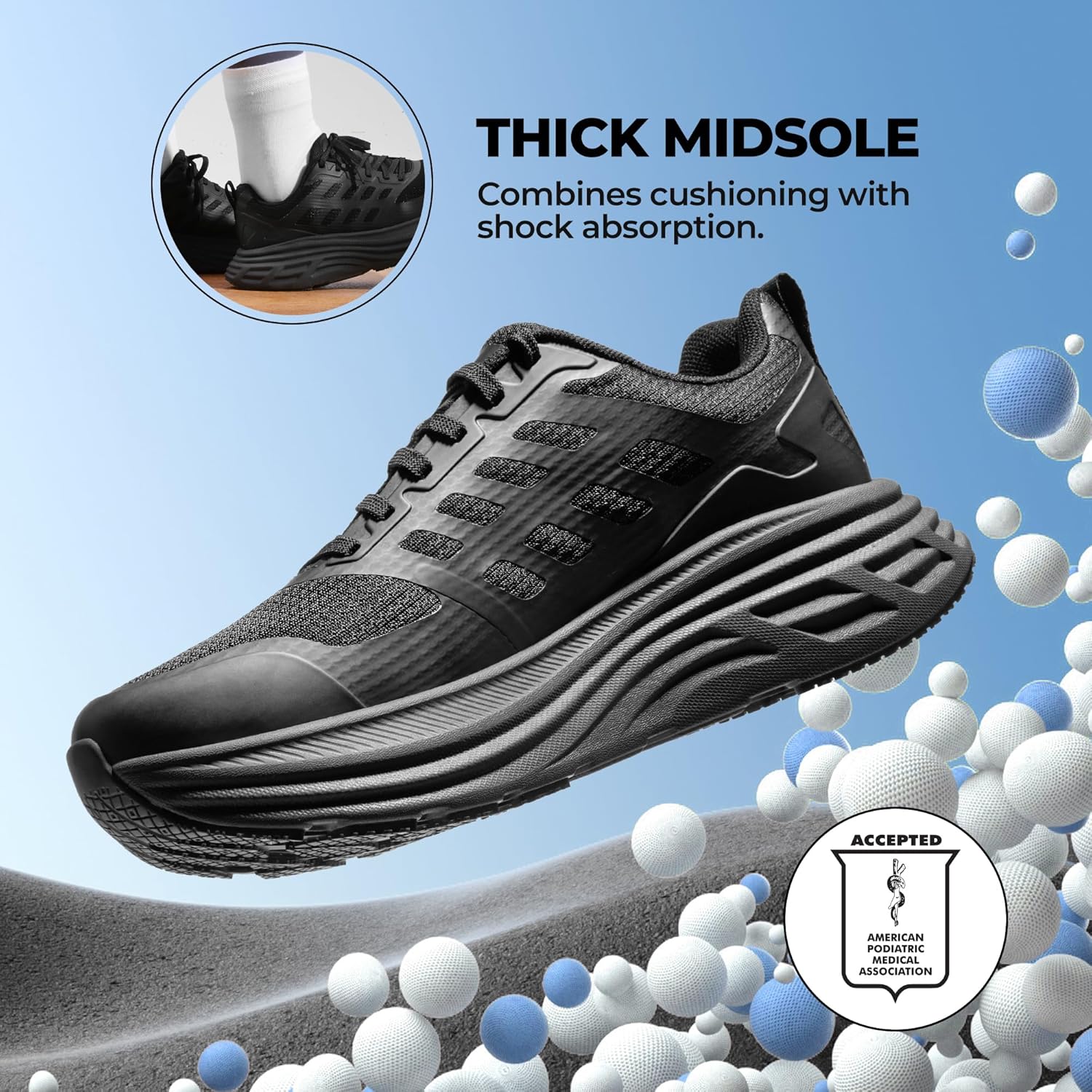 Thumbnail 2 de NORTIV 8 Women’s Walking Shoes: Cushion Running & Gym Sneakers