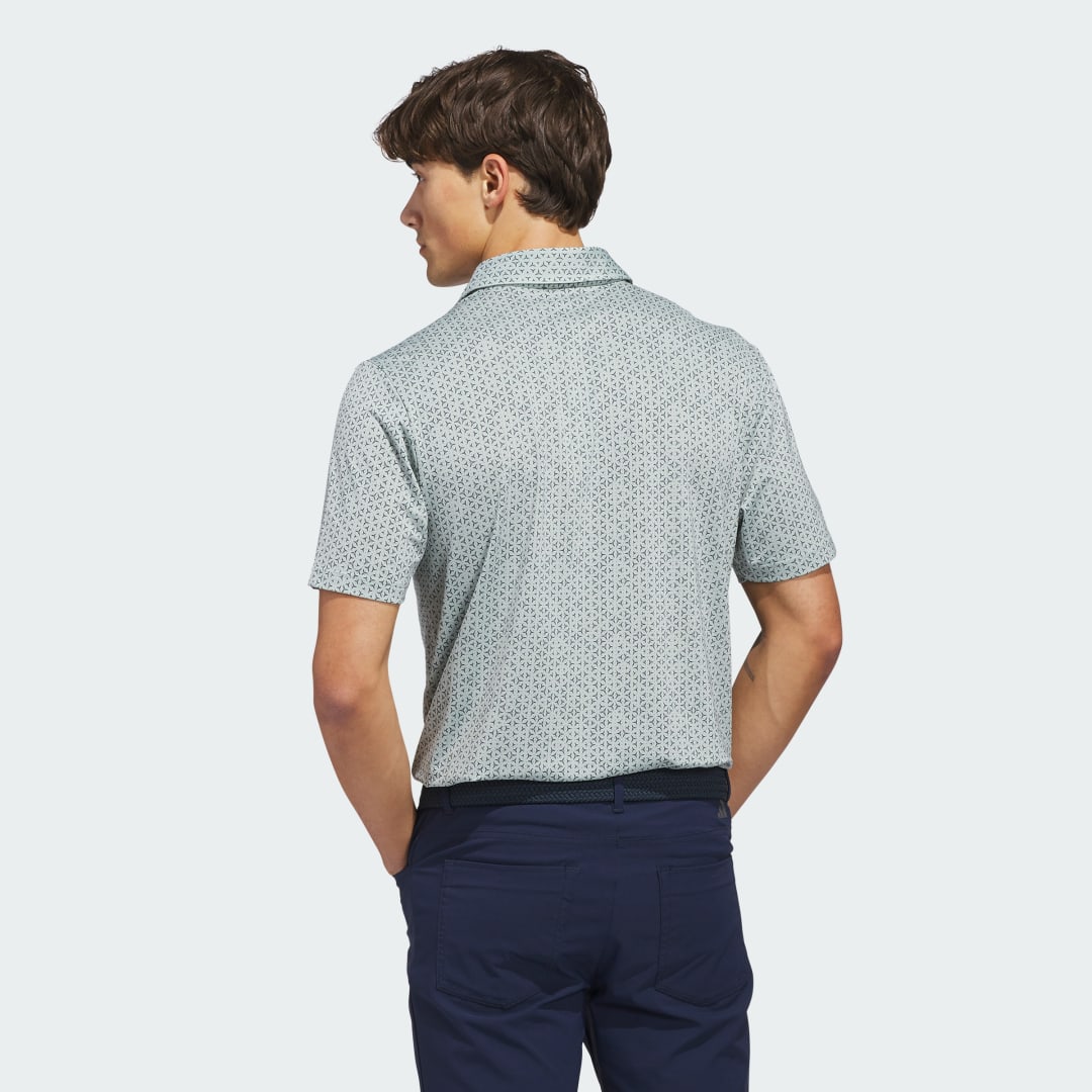 Detalle 2 de Adidas ULTIMATE365 MESH TANGO PRINT CLIMACOOL POLO SHIRT — Verde