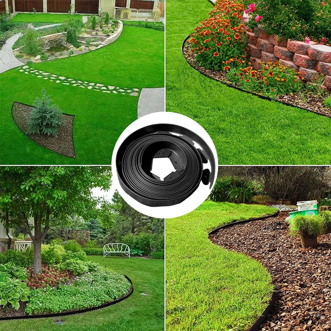 Detalle de 15M Garden edging borders, 4 inch