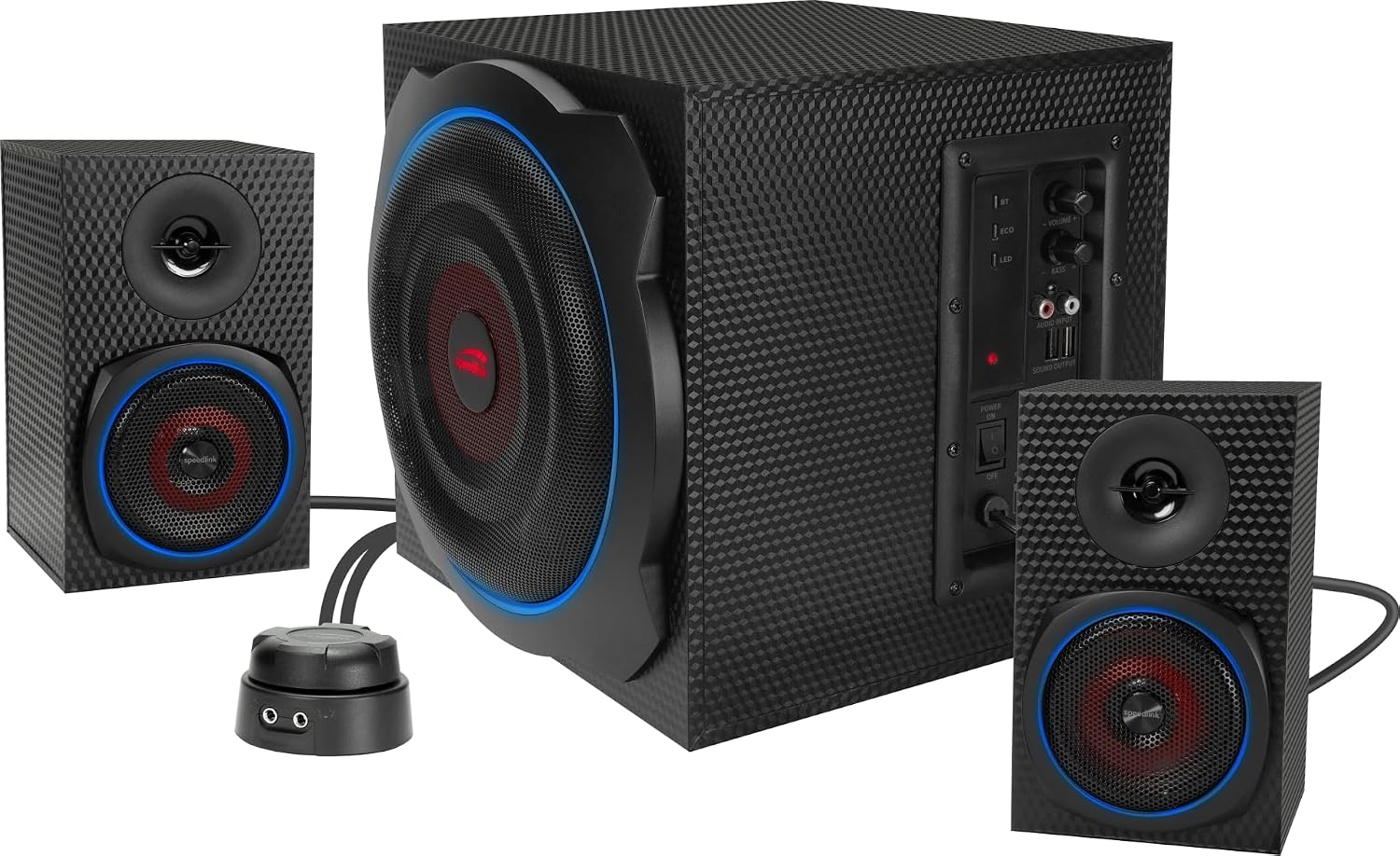 Detalle 2 de Speedlink GRAVITY CARBON RGB 2.1 2.1