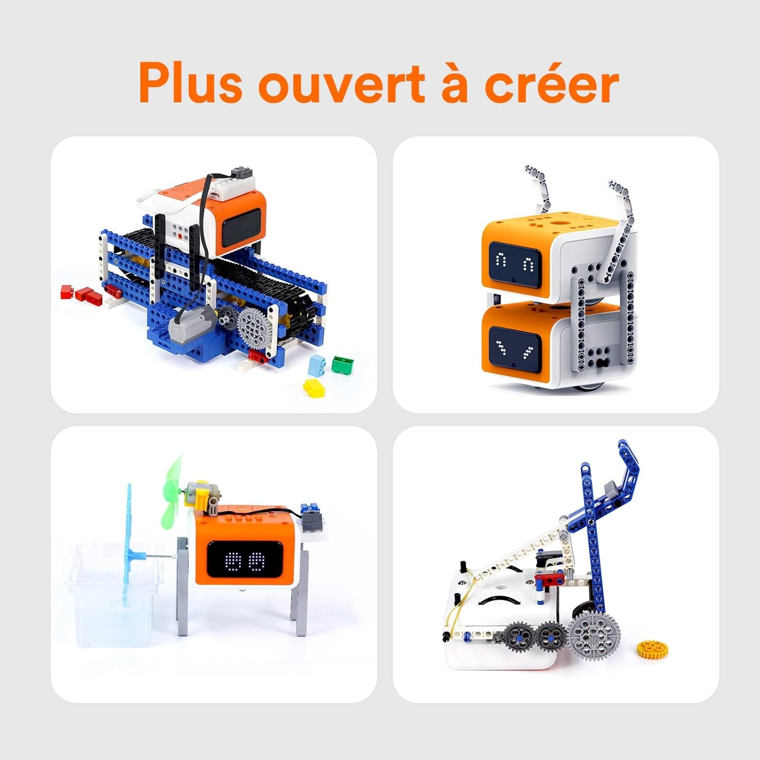 Detalle 2 de Ensemble VinciBot de Matatastudio pour Salle de Classe (6 robots) — apprentissage STEAM pour élèves de 8 à 12 ans