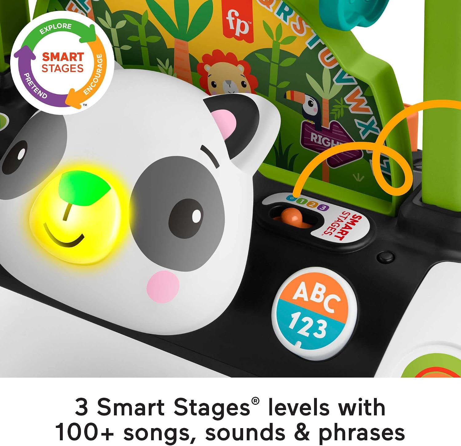 Detalle de Fisher-Price Panda Walker for learning, 6 months