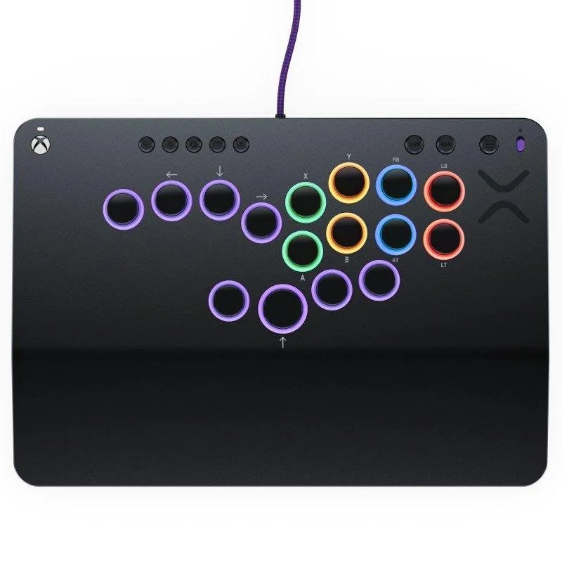 Detalle de Fightstick PDP Victrix Pro KO Leverless 16 Botones RGB – USB Series X/PC