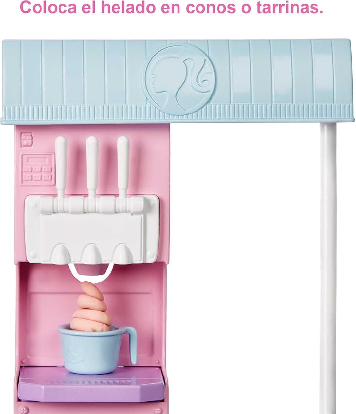 Detalle 2 de Barbie HCN46 Juego de heladería 30,48 cm