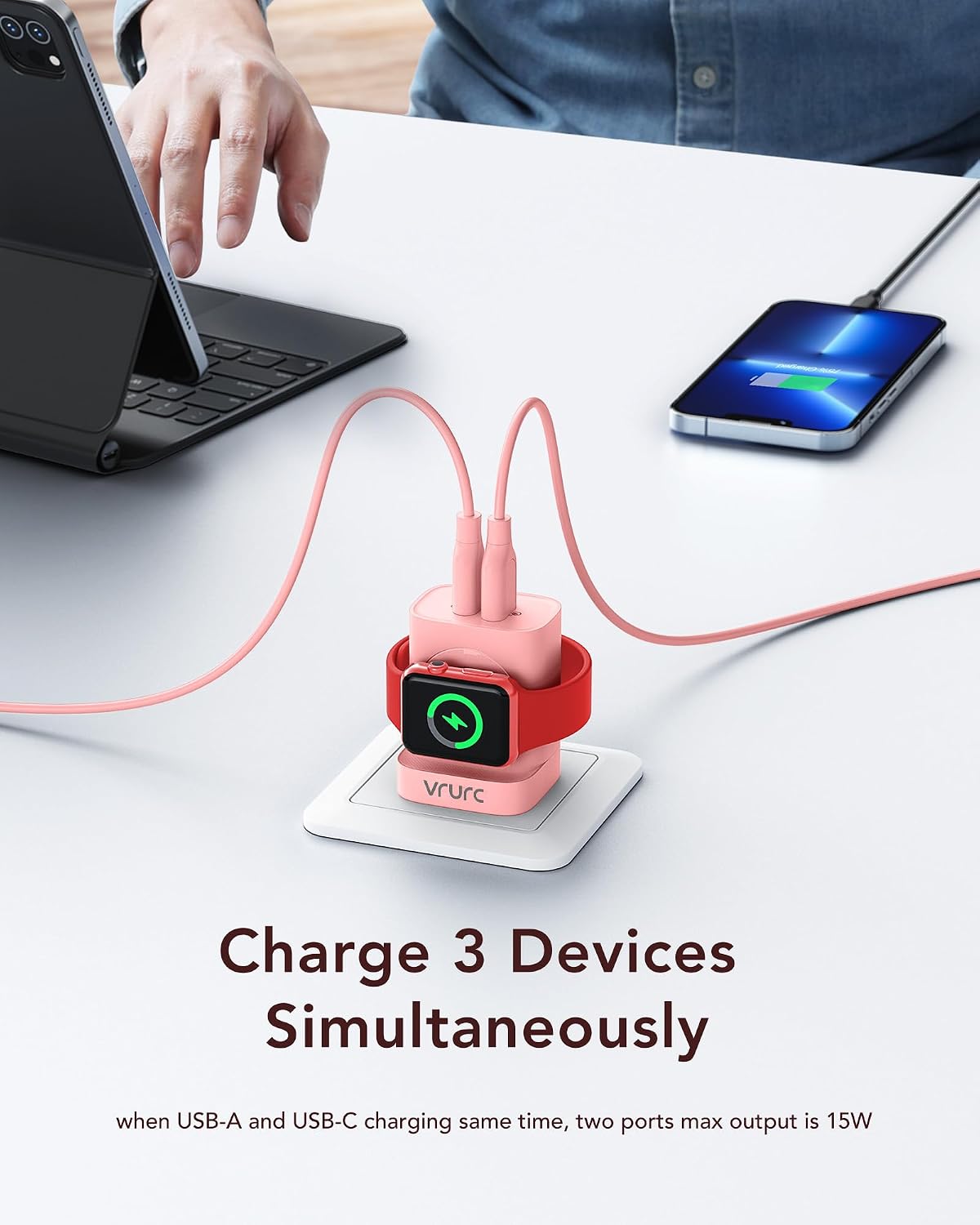 Detalle 2 de VRURC Charger 20W Fast Travel Block
