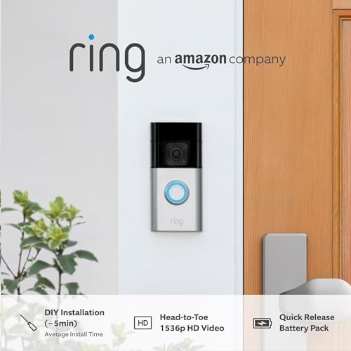 Detalle 2 de Ring Battery Video Doorbell Plus (Newest Gen) + Chime (3rd Gen): A pragmatic look for UK homes