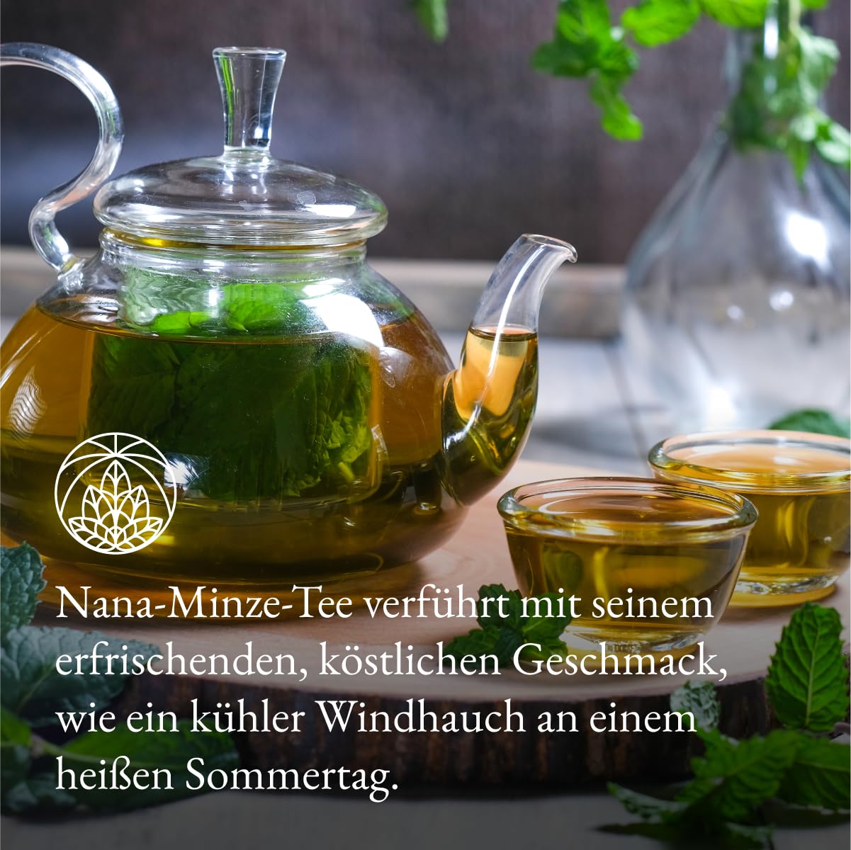 Detalle de Spearmint Tea Monte Nativo (200g) – Nana Minze Tee