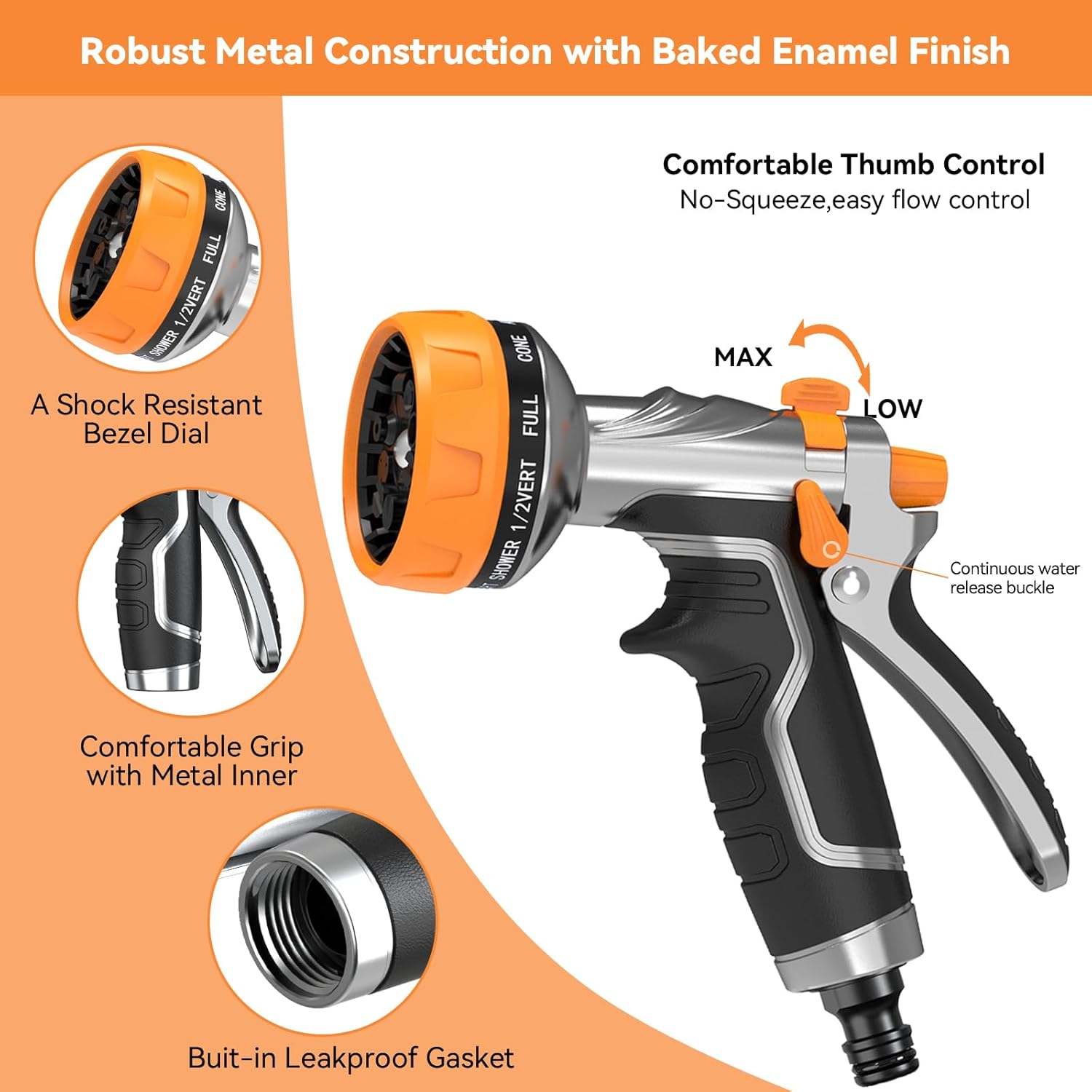 Thumbnail 2 de 2026 Heavy-Duty Metal Hose Gun