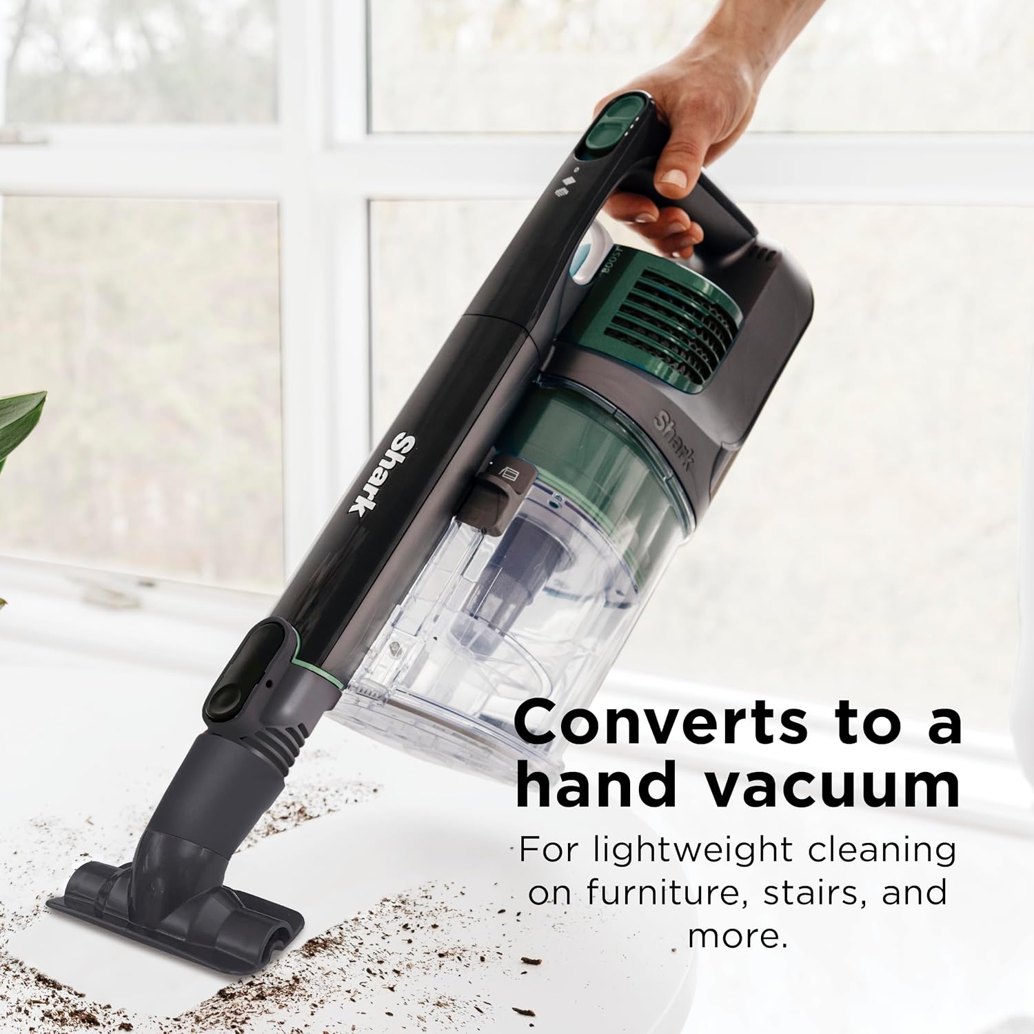 Detalle de Shark IZ140C Rocket Pro Cordless Stick Vacuum with Self-Cleaning Brushroll