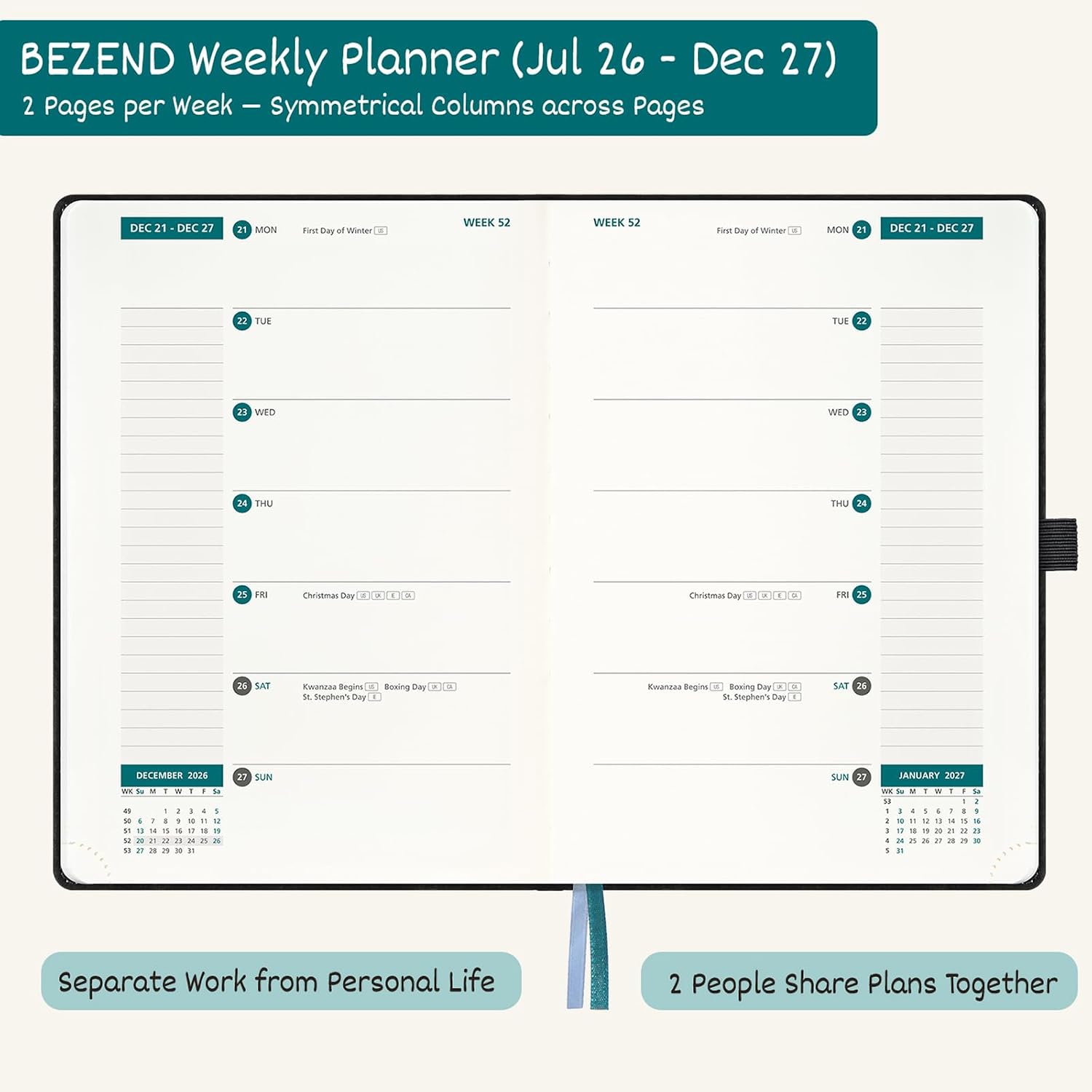 Detalle 2 de BEZEND Academic Planner A5