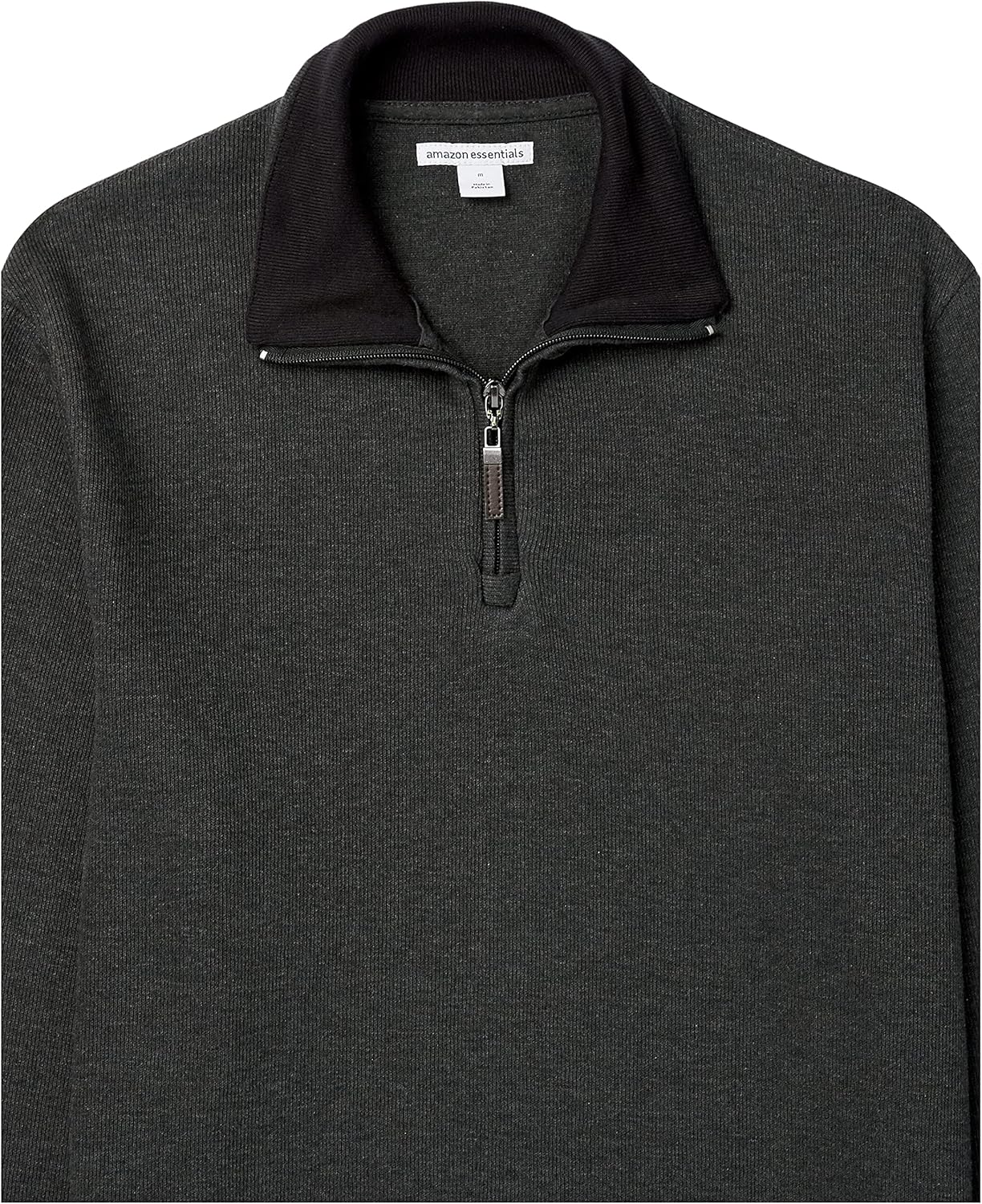Thumbnail 4 de Herren Pullover mit Viertelreißverschluss aus französischem Rippstrick (Normale Passform)