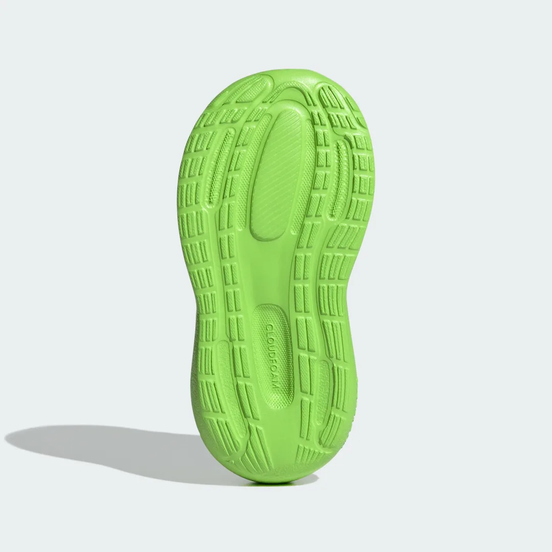 Detalle de Zapatilla adidas Marvel Iron Hulk Runfalcon 5 (Bebés) – verde, para primeros pasos
