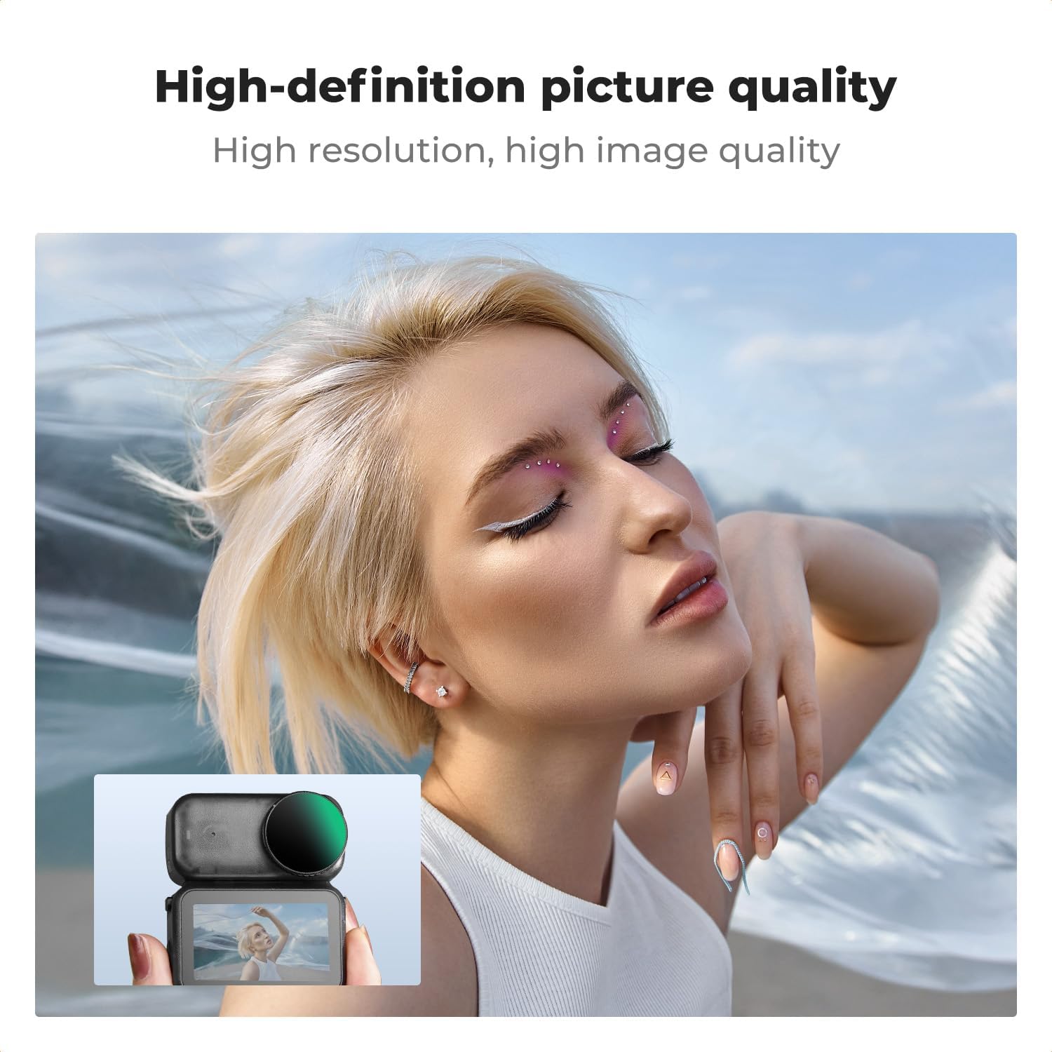 Detalle de K&F CONCEPT CPL and ND8/ND16/ND32 filter set for DJI Osmo Nano