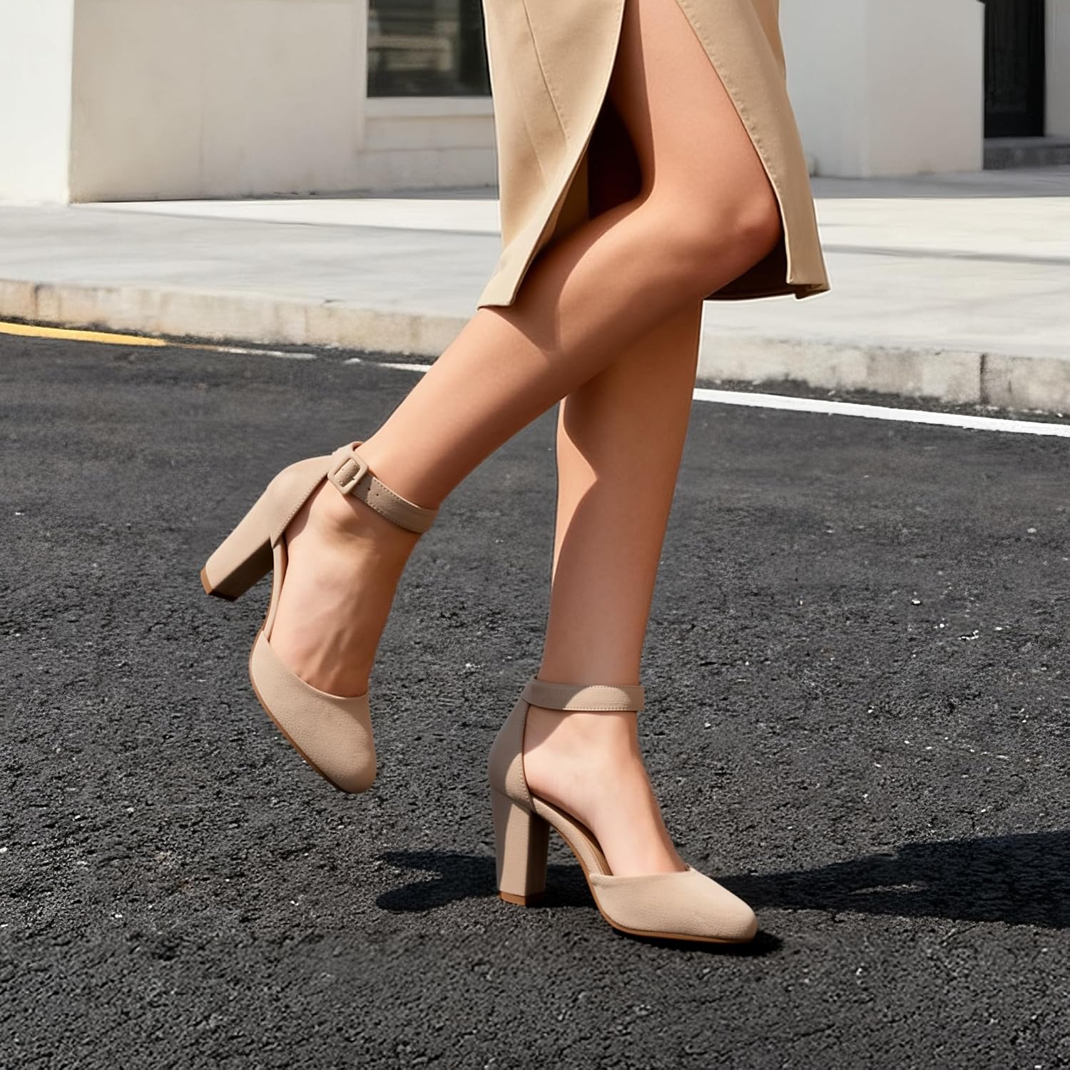 Detalle 2 de DREAM PAIRS High Heel Wedding Pumps 3.3in ðŸ‘