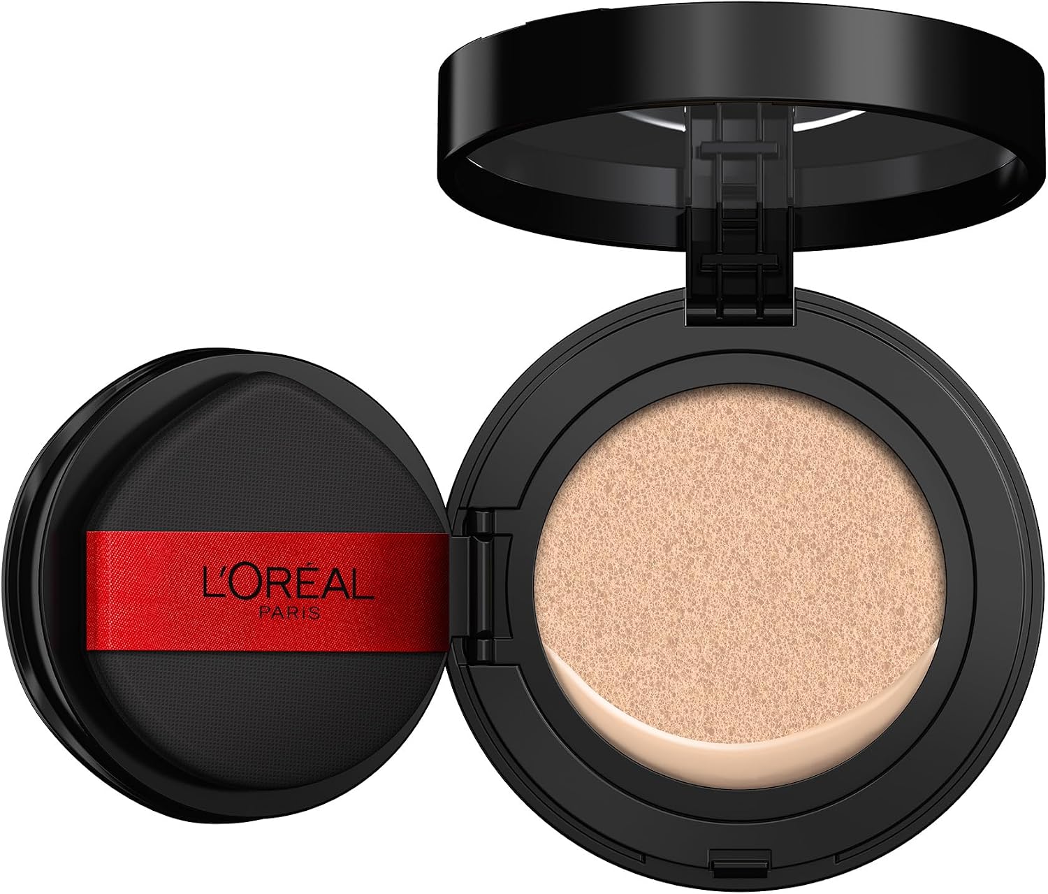Detalle de L’Oréal Paris Infaillible Air Wear Cushion (tono 100) – fondotinta cushion leggero e traspirante, tenuta fino a 24 ore
