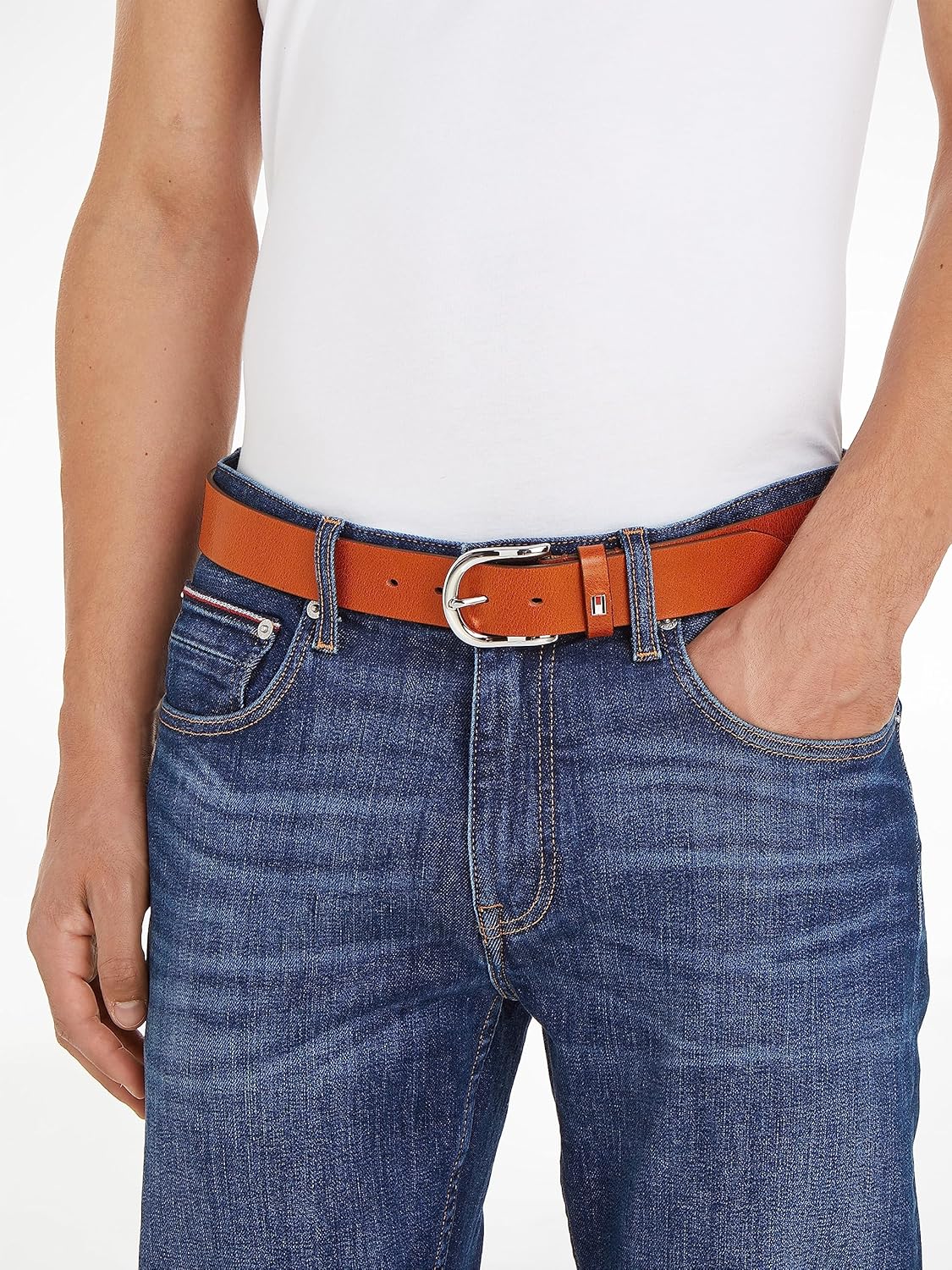 Thumbnail 2 de Tommy Hilfiger Damen Gürtel New Danny Belt Ledergürtel – 3,5 cm, Echtleder