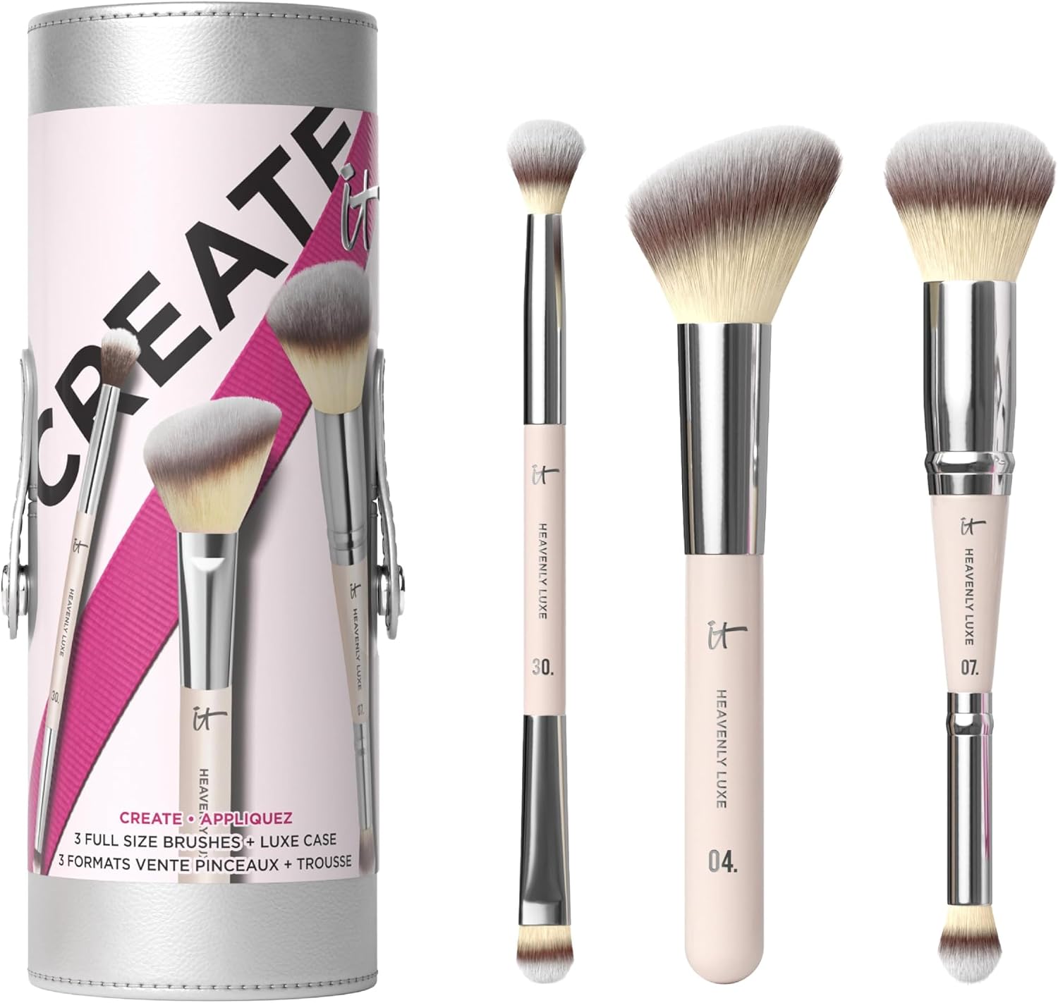 Detalle de IT Cosmetics Heavenly Luxe 4‑Piece Brush Set