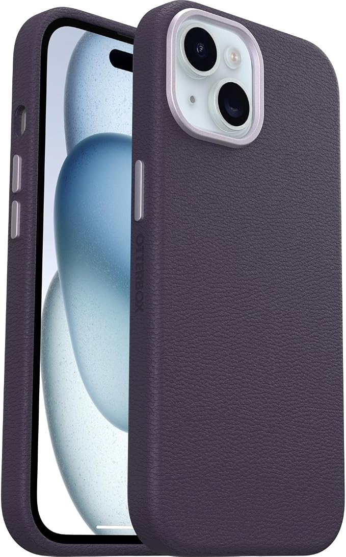Detalle de Otterbox Funda Symmetry MagSafe Cactus Leather para iPhone 15 🌵