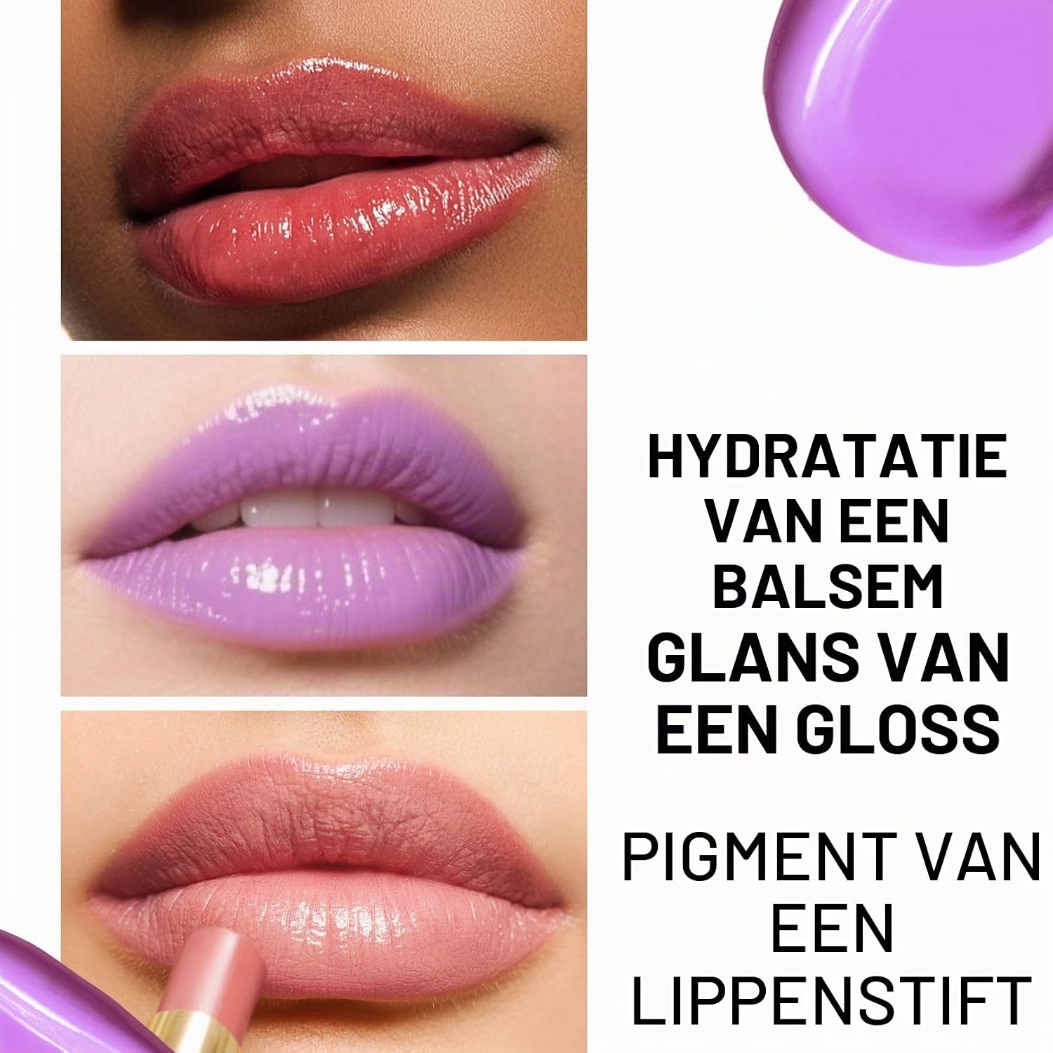 Thumbnail 3 de Oulac moistureshine-lipstick-07 lipstick, mauveroze crèmefinish, vegan